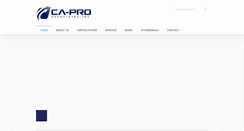 Desktop Screenshot of capro-online.com